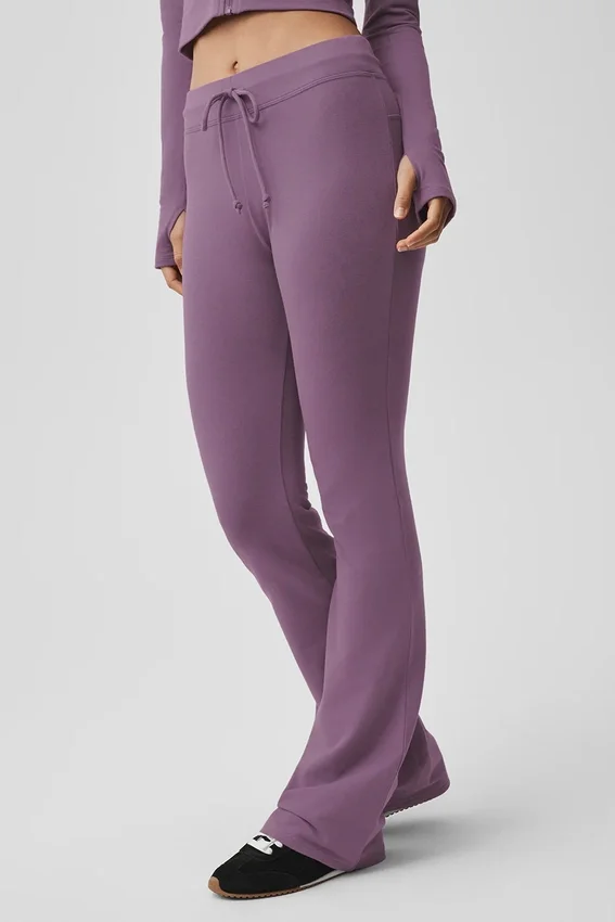 Pantaloni della tuta Sway a zampa - Plum Kiss
