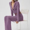 Pantaloni della tuta Sway a zampa - Plum Kiss