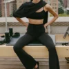 Pantaloni della tuta Sway Bootcut - Nero