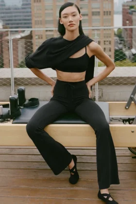 Pantaloni della tuta Sway Bootcut - Nero