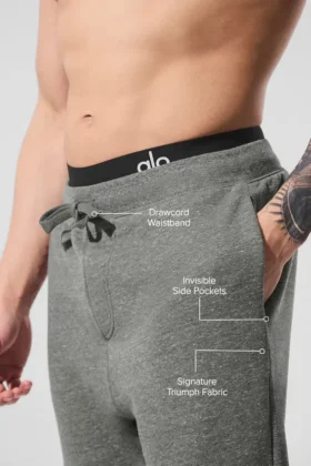 Pantaloni della tuta Triumph – Grigio triblend