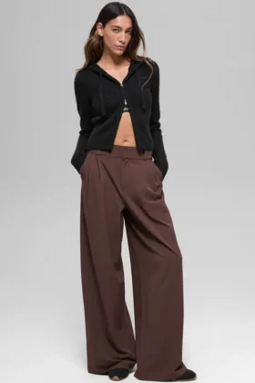Pantaloni Dreamscape High-Waist (lunghi) - Brownstone