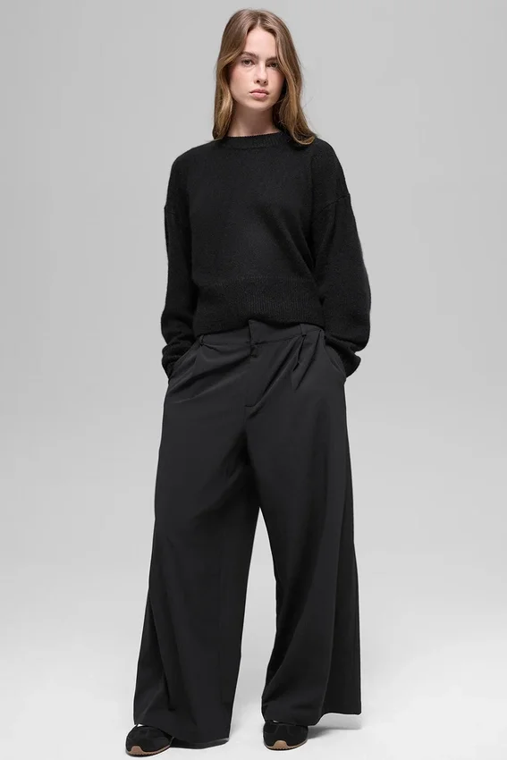 Pantaloni Dreamscape High-Waist (pantaloncini) - Nero