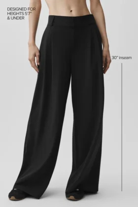 Pantaloni Dreamscape High-Waist (vestibilità regolare) – Nero
