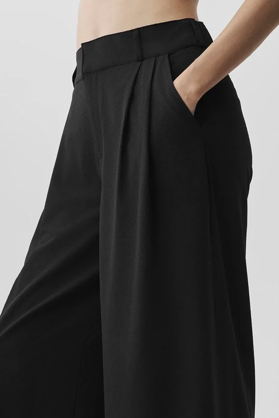 Pantaloni Dreamscape High-Waist (vestibilità regolare) - Nero