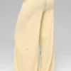 Pantaloni dritti Dreamlight a vita media - Giallo candela
