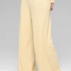 Pantaloni dritti Dreamlight a vita media - Giallo candela