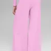 Pantaloni dritti Dreamlight a vita media - Rosa Candy Heart