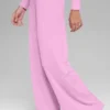 Pantaloni dritti Dreamlight a vita media - Rosa Candy Heart