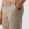 Pantaloni Edition in pelle scamosciata - Gravel