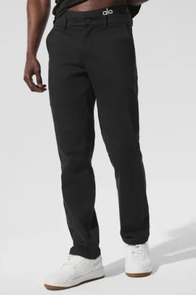 Pantaloni Edition in similpelle scamosciata - Nero