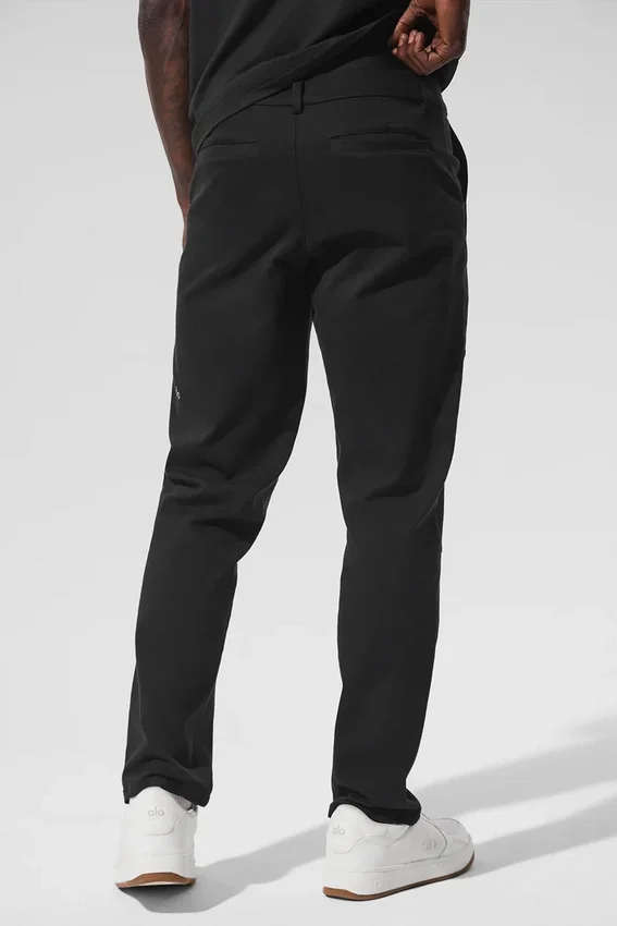 Pantaloni Edition in similpelle scamosciata - Nero