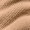 Pantaloni High-Waist e gamba larga "Snuggle Up" - Colore Mandorla Tostata