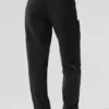Pantaloni in pile polare Wintry Mix - Nero