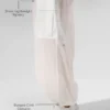 Pantaloni jogger a gamba larga Sheer Game Time - Bianco