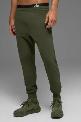 Pantaloni jogger Conquer Max Performance - Verde oliva