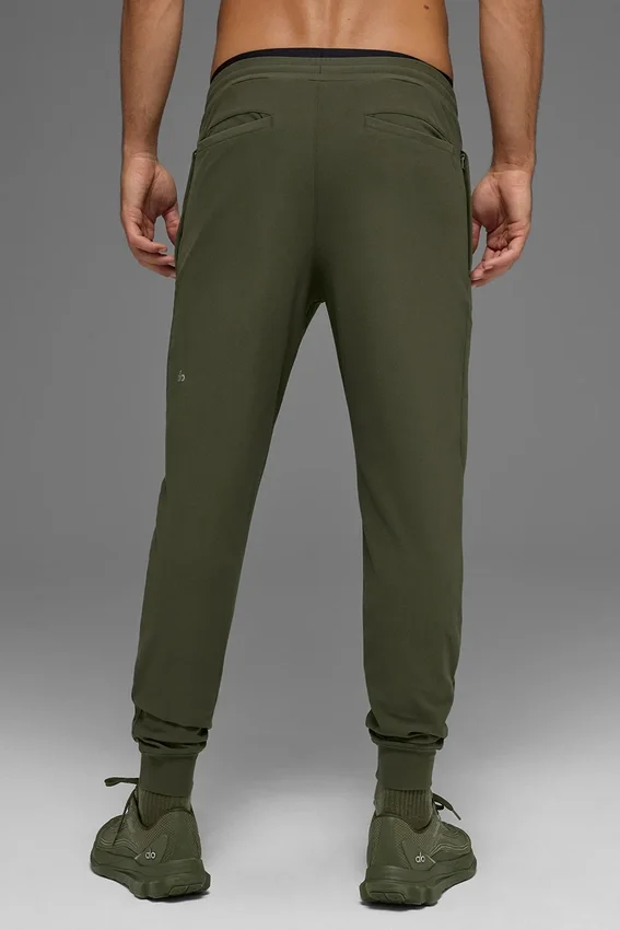 Pantaloni jogger Conquer Max Performance - Verde oliva