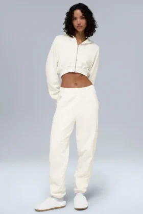Pantaloni Polar Fleece Wintry Mix - Avorio