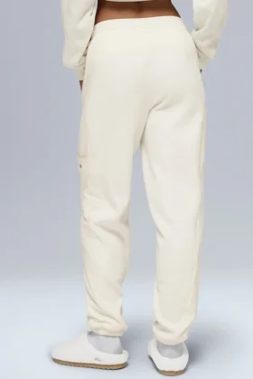 Pantaloni Polar Fleece Wintry Mix – Avorio