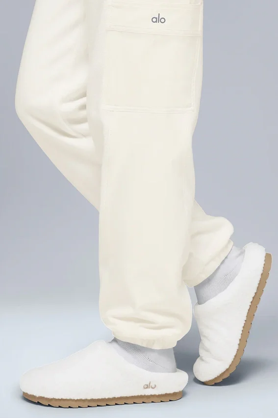 Pantaloni Polar Fleece Wintry Mix - Avorio