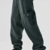 Pantaloni Polar Fleece Wintry Mix - Verde antracite