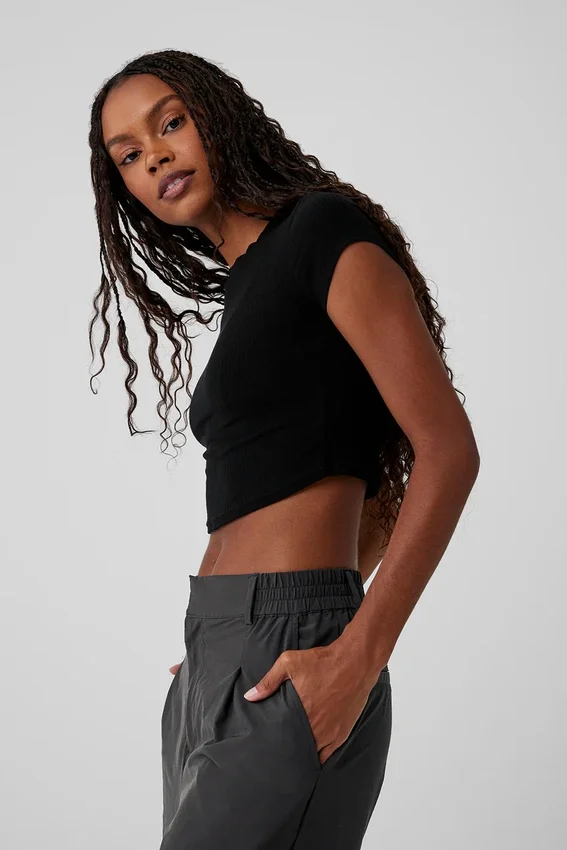 Pantaloni Pursuit High-Waist - Antracite