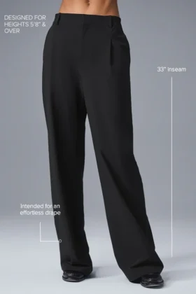 Pantaloni Pursuit High-Waist (lunghi) – Nero