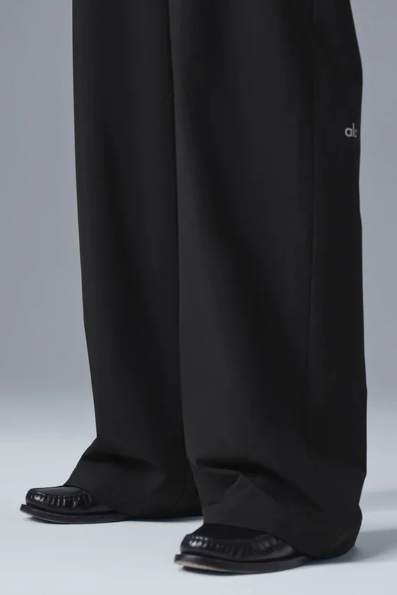 Pantaloni Pursuit High-Waist (lunghi) - Nero