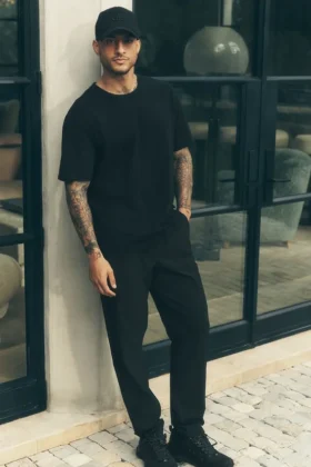 Pantaloni Repetition - Nero