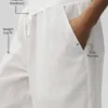 Pantaloni Ripstop Electric a gamba dritta - Bianco