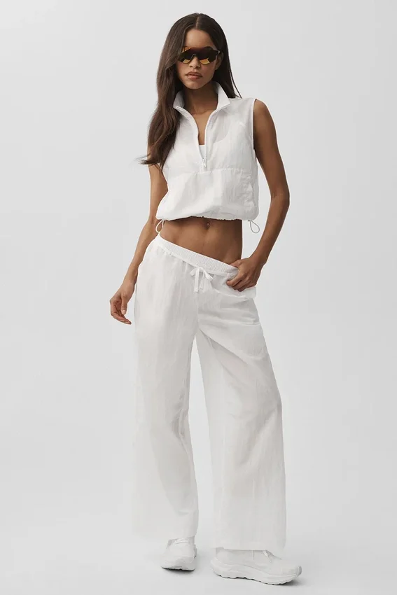 Pantaloni Ripstop Electric a gamba dritta - Bianco