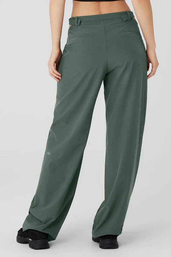 Pantaloni Showdown a vita media - Dark Cactus