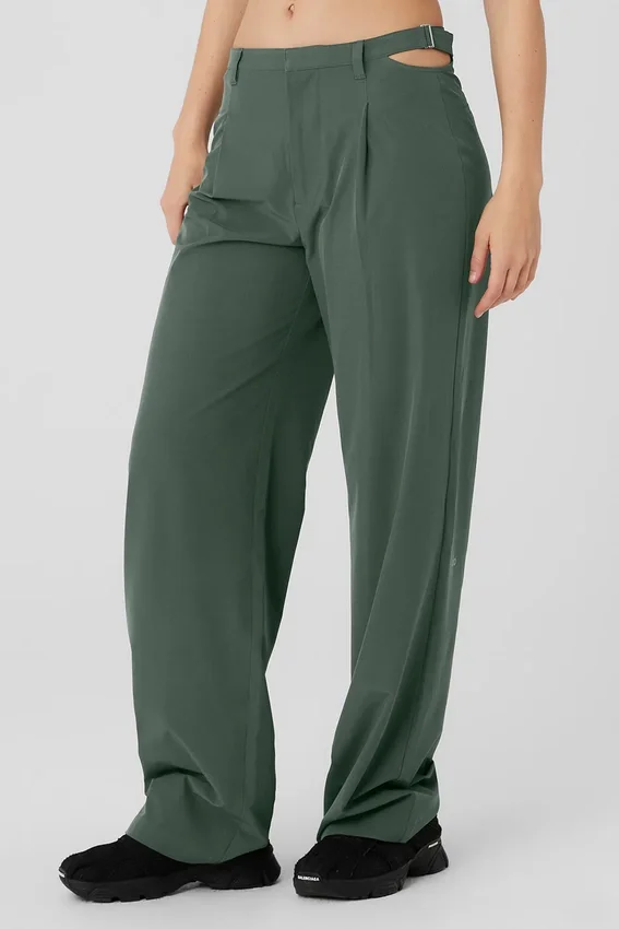 Pantaloni Showdown a vita media - Dark Cactus