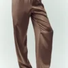 Pantaloni Silk Luminous (lunghi) - Alpine Cocoa