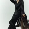 Pantaloni Silk Luminous (lunghi) - Nero