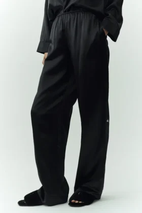 Pantaloni Silk Luminous (lunghi) – Nero