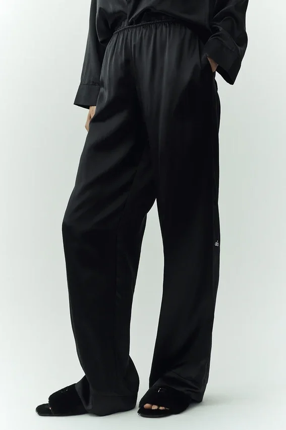 Pantaloni Silk Luminous (lunghi) - Nero