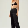 Pantaloni Silk Luminous (Regular) - Nero