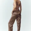 Pantaloni Silk Luminous (vestibilità regolare) - Alpine Cocoa