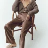 Pantaloni Silk Luminous (vestibilità regolare) - Alpine Cocoa