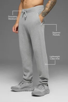 Pantaloni Sports Club Jogger – Grigio melange atletico