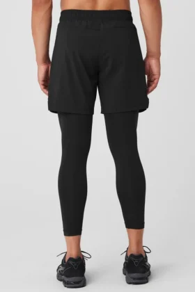 Pantaloni Stability 2-in-1 – Nero/Nero