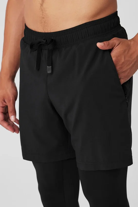 Pantaloni Stability 2-in-1 - Nero/Nero