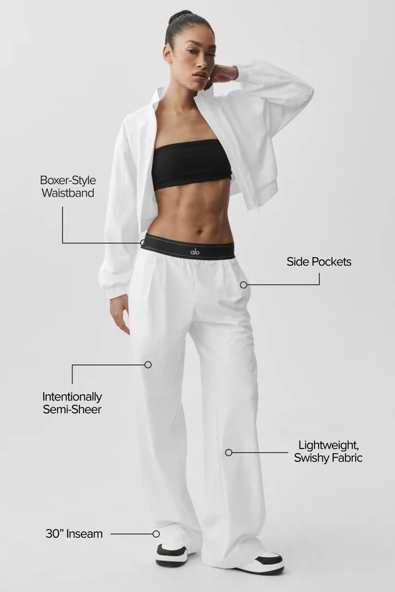 Pantaloni Suit Up (lunghi) - Bianco/Nero