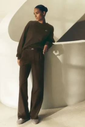Pantaloni Suit Up (Regular) - Espresso