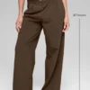 Pantaloni Suit Up (Regular) - Espresso