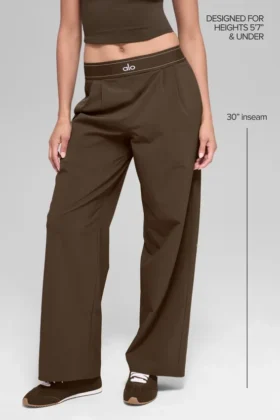 Pantaloni Suit Up (Regular) – Espresso