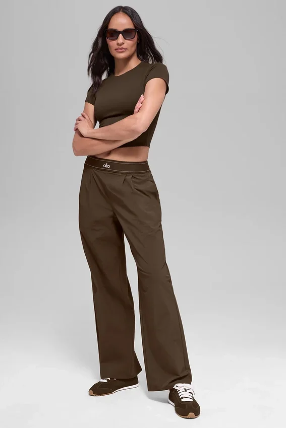 Pantaloni Suit Up (Regular) - Espresso
