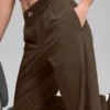 Pantaloni Suit Up (Regular) - Espresso
