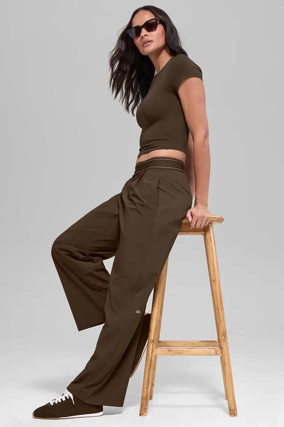 Pantaloni Suit Up (Regular) - Espresso